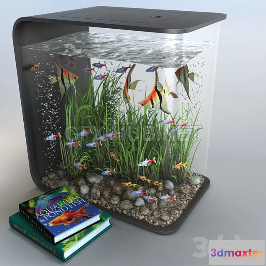 1198118 - FURNITURE 3D MODELS - BiOrb 15L Flow Aquarium