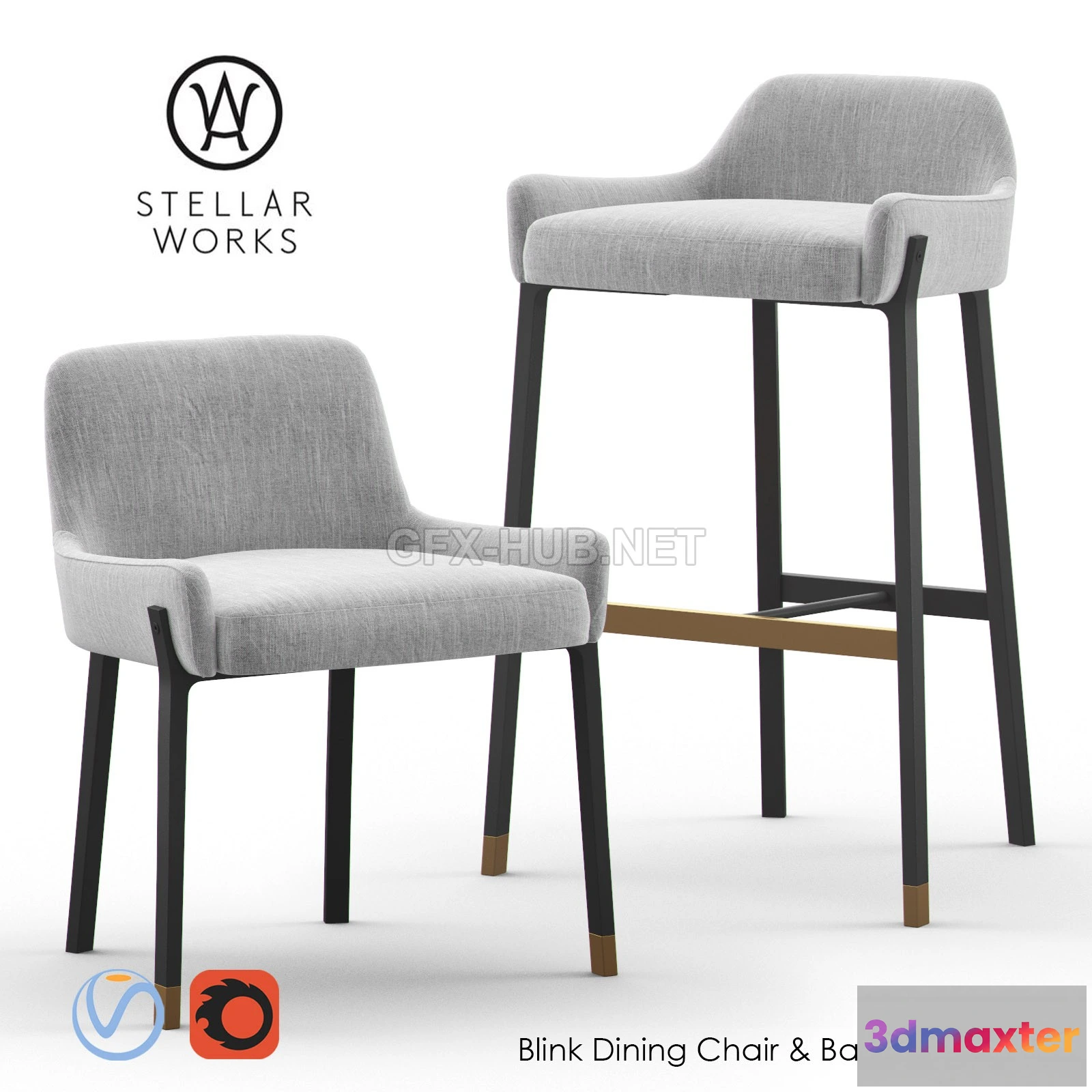1198166 - FURNITURE 3D MODELS - BLINK - STELLAR WORKS