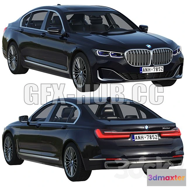 1198186 - FURNITURE 3D MODELS - BMW 750Li