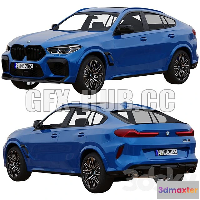 1198192 - FURNITURE 3D MODELS - BMW X6 M Competition