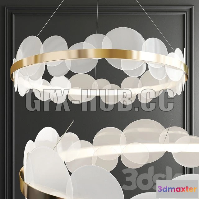 1198250 - FURNITURE 3D MODELS - Bollarm Circle Chandelier