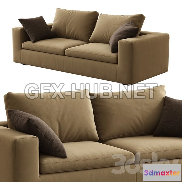 1198262 - FURNITURE 3D MODELS - Bonaldo Land Sofa