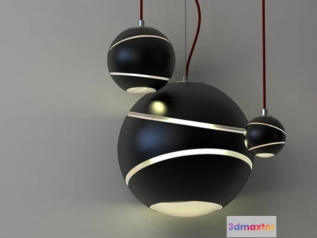 1198266 - FURNITURE 3D MODELS - Bond pendant lamps