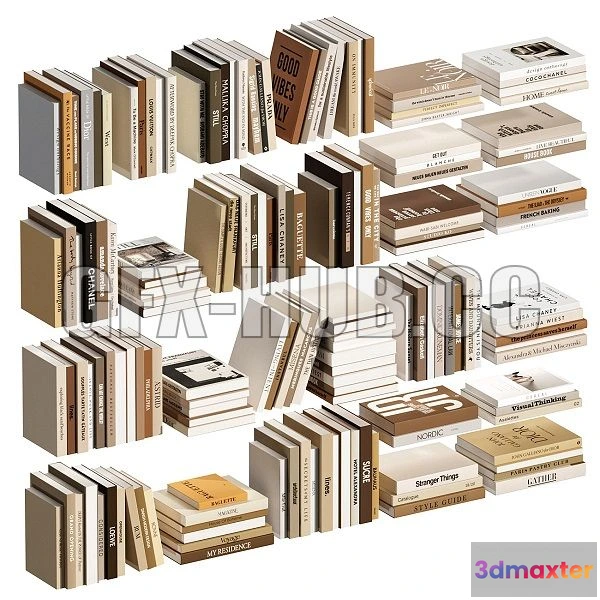 1198284 - FURNITURE 3D MODELS - Book Set 2