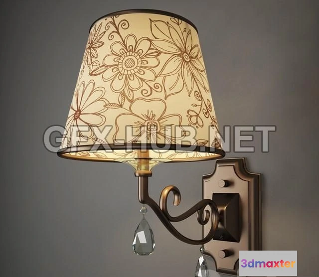 1198400 - FURNITURE 3D MODELS - Bra Odeon Light LIKA 2275 1W