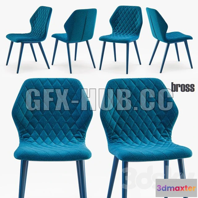 1198448 - FURNITURE 3D MODELS - Bross Italia Ava chair