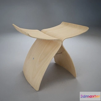 1198532 - FURNITURE 3D MODELS - Butterfly Stool