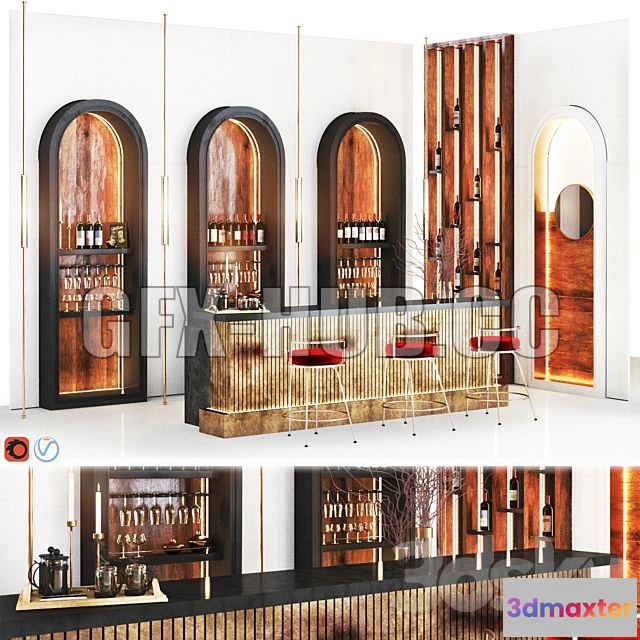 1198572 - FURNITURE 3D MODELS - Cafe02