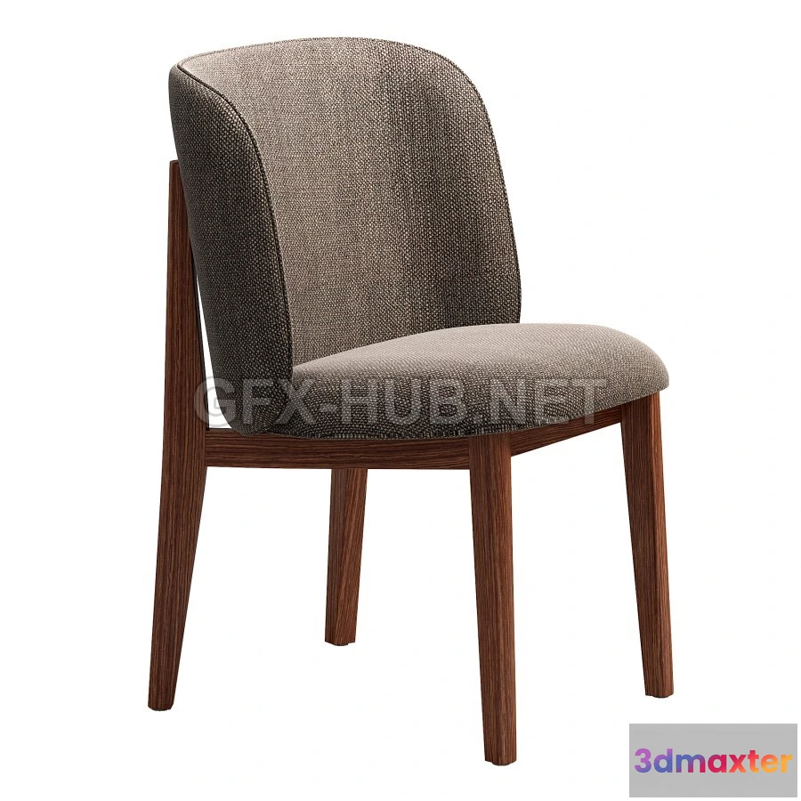 1198602 - FURNITURE 3D MODELS - Calligaris Abrey Dining Chair