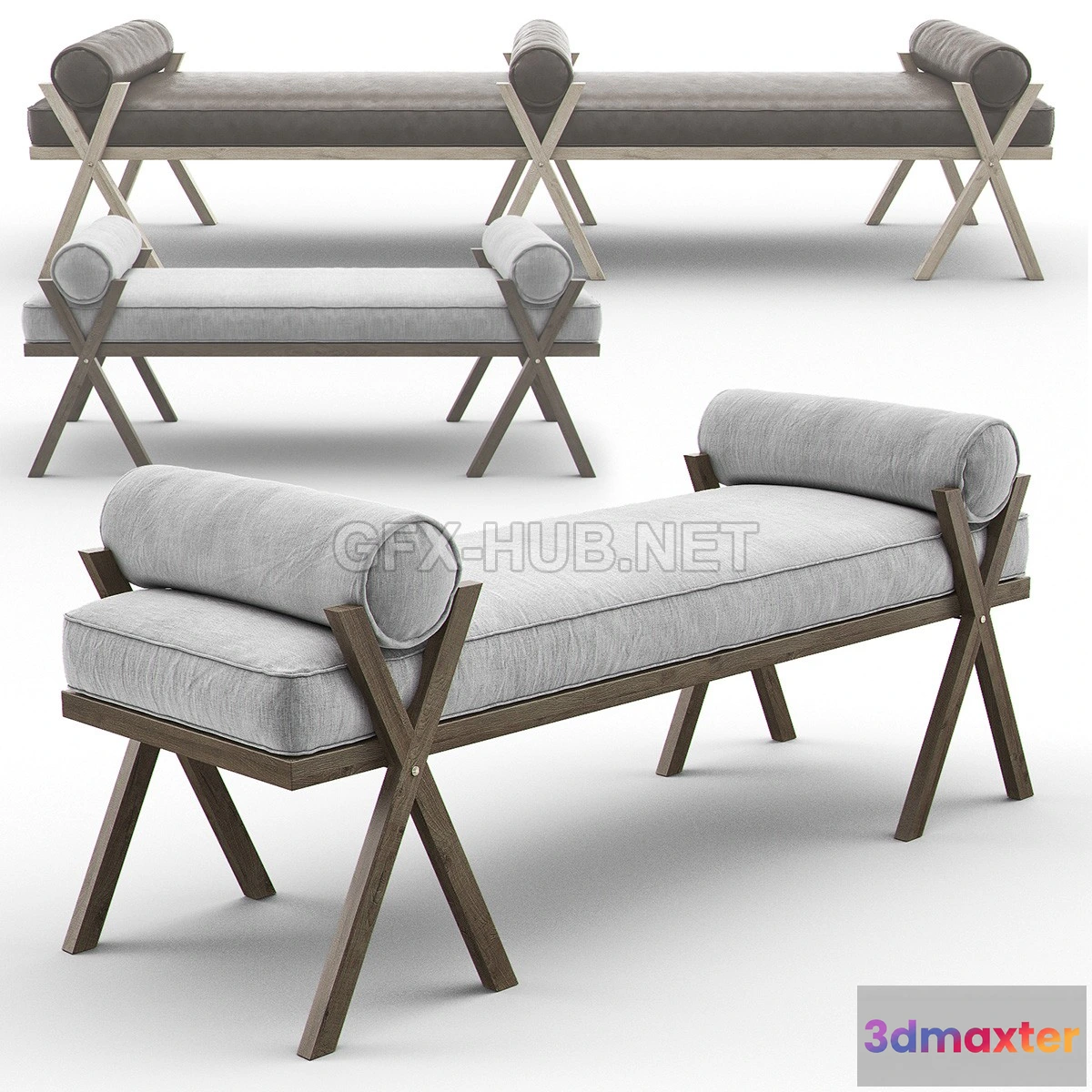 1198636 - FURNITURE 3D MODELS - CAMP Bench KEYSTONE DESIGNER