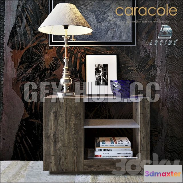 1198694 - FURNITURE 3D MODELS - CARACOLE End-Lighten Me ATS-ENDTAB-001