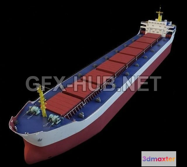 1198706 - FURNITURE 3D MODELS - Cargo ship