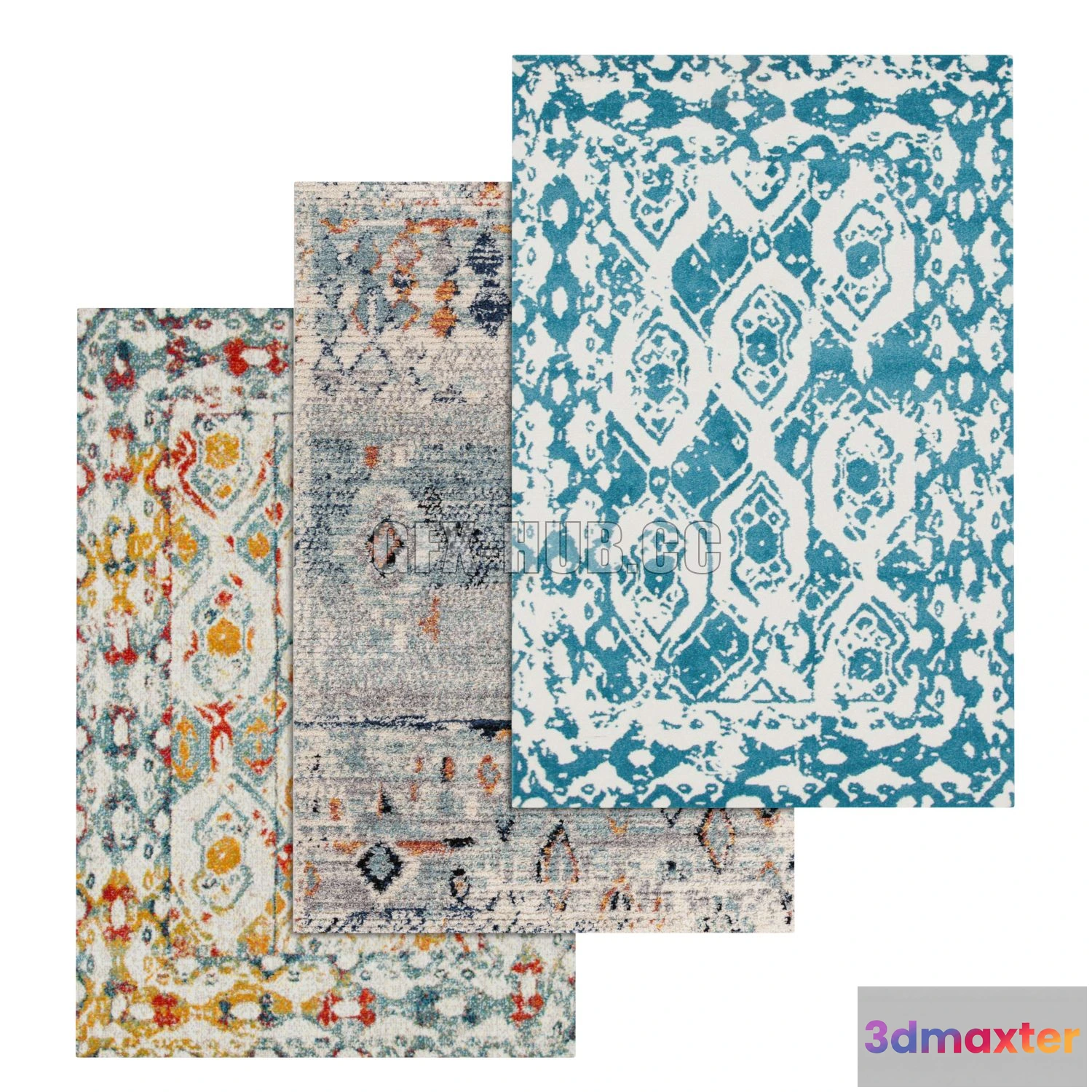 1198744 - FURNITURE 3D MODELS - Carpets Set 1794