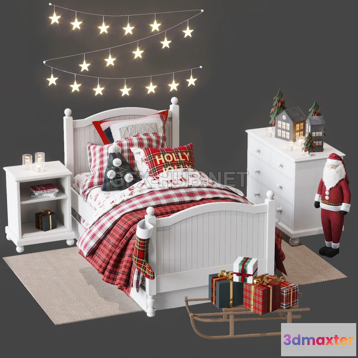 1198788 - FURNITURE 3D MODELS - Catalina Cristmas set