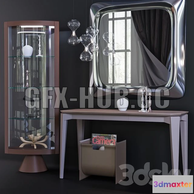 1198830 - FURNITURE 3D MODELS - Cattelan Italia set