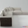 1198882 - FURNITURE 3D MODELS - Cestone sofa set01