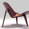 1198890 - FURNITURE 3D MODELS - CH07 Shell Chair