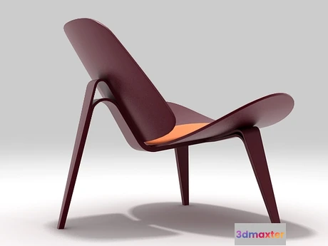 1198890 - FURNITURE 3D MODELS - CH07 Shell Chair
