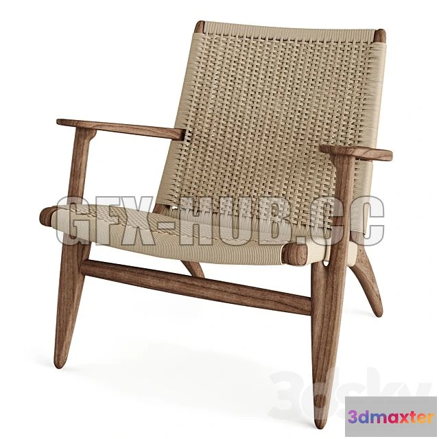 1198894 - FURNITURE 3D MODELS - CH25 Lounge Chair Carl Hansen