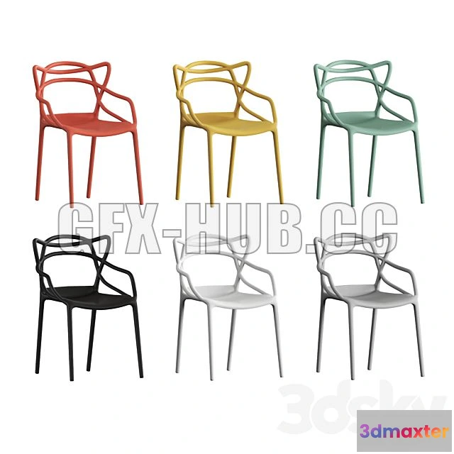 1198934 - FURNITURE 3D MODELS - Chair Kartell Masters