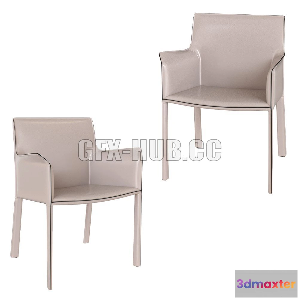 1198966 - FURNITURE 3D MODELS - Chair with armrests Barrie