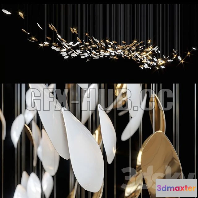 1199020 - FURNITURE 3D MODELS - Chandelier Light Vargov 10