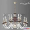 1199032 - FURNITURE 3D MODELS - Chandelier ODEON LIGHT 3929