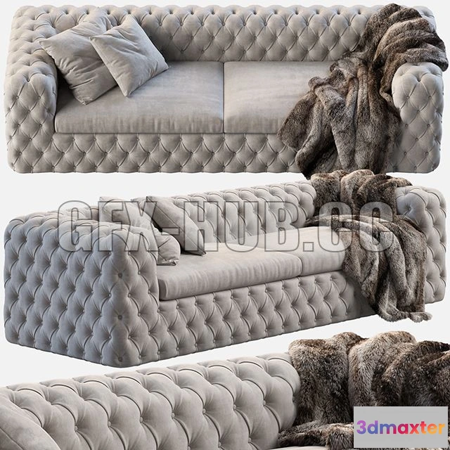 1199070 - FURNITURE 3D MODELS - Chelsea Sofa DV HOME COLLECTION