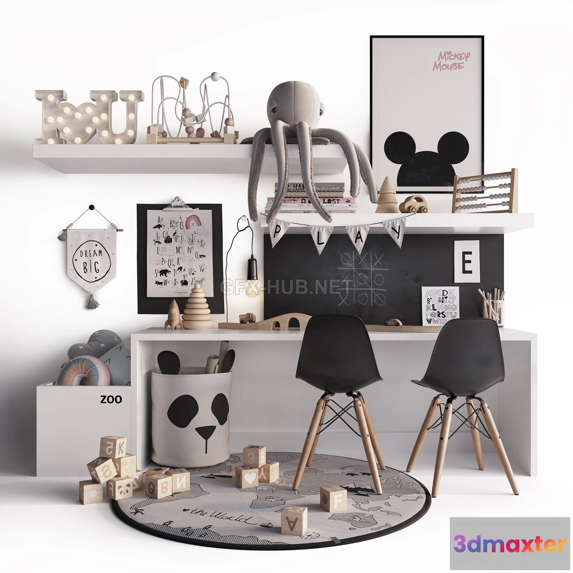 1199106 - FURNITURE 3D MODELS - Chidren Set 2