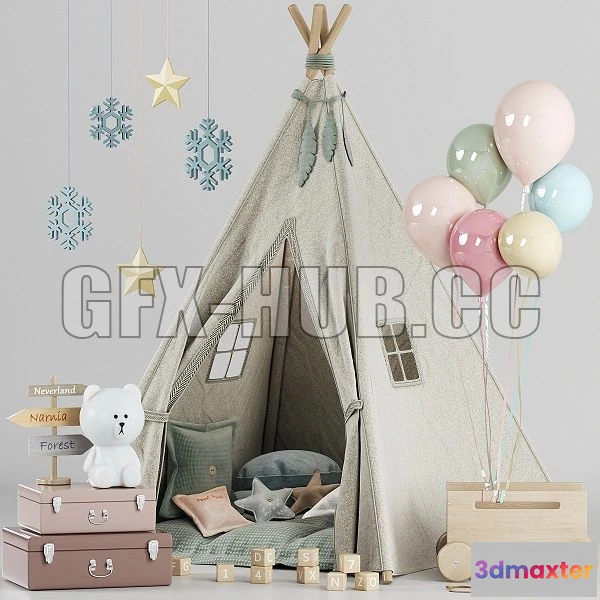 1199110 - FURNITURE 3D MODELS - Child Room Decor 11