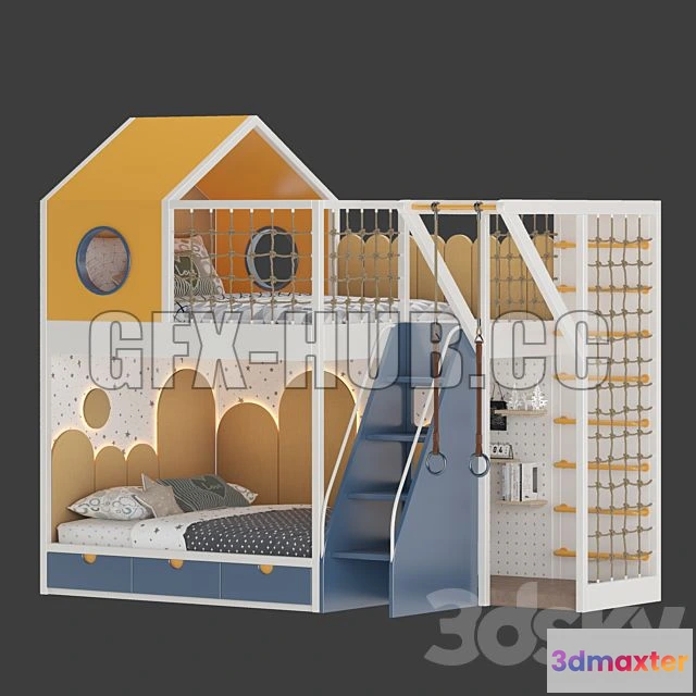 1199150 - FURNITURE 3D MODELS - Childrens Furniture Set 03