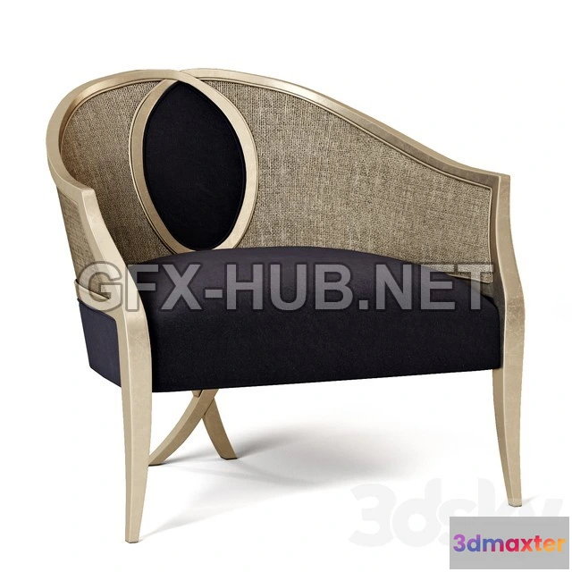 1199196 - FURNITURE 3D MODELS - CHRISTOPHER GUY Cambre Bergere