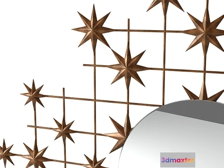 1199198 - FURNITURE 3D MODELS - Christopher Guy Constellation mirror