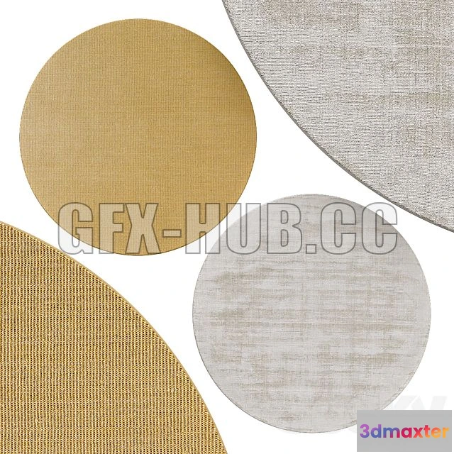 1199216 - FURNITURE 3D MODELS - Circle Rugs