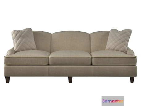 1199250 - FURNITURE 3D MODELS - Classic English Sofa 6511-92
