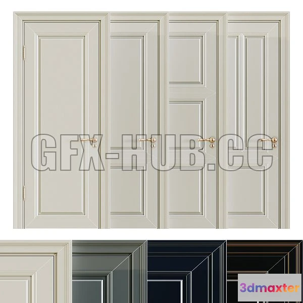 1199260 - FURNITURE 3D MODELS - Classic Interior Doors 2