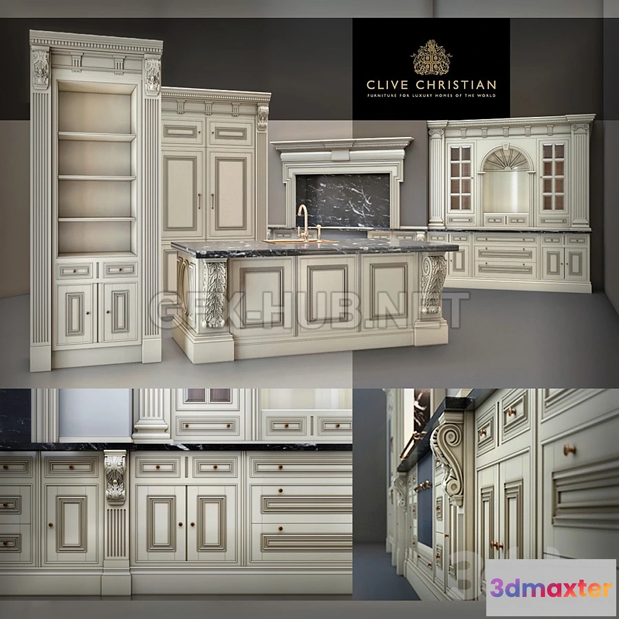 1199284 - FURNITURE 3D MODELS - Clive Christian Architectural