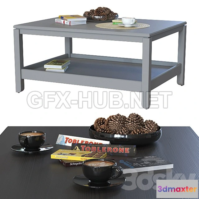 1199364 - FURNITURE 3D MODELS - Coffee tables IKEA Havsta
