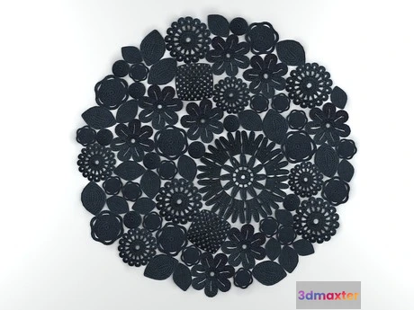 1199546 - FURNITURE 3D MODELS - Crochet Round