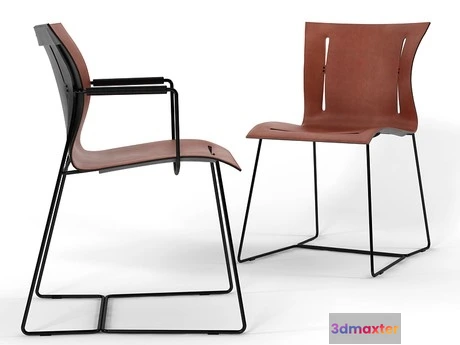 1199598 - FURNITURE 3D MODELS - Cuoio chair