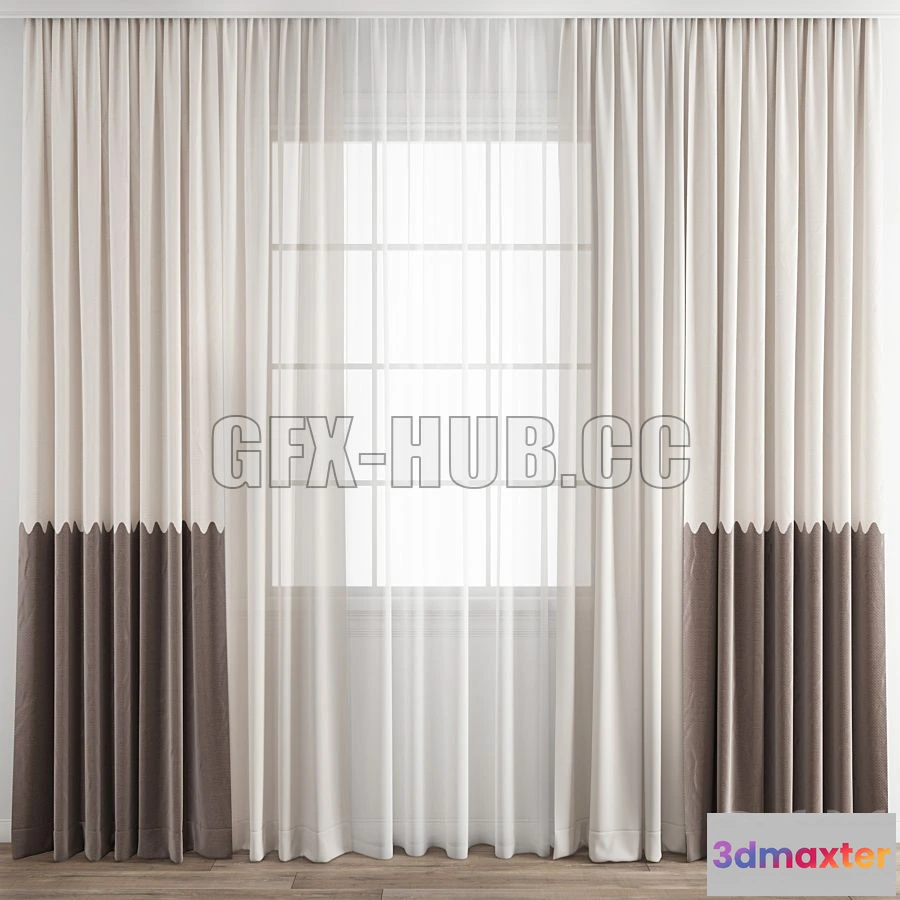 1199630 - FURNITURE 3D MODELS - Curtain 360