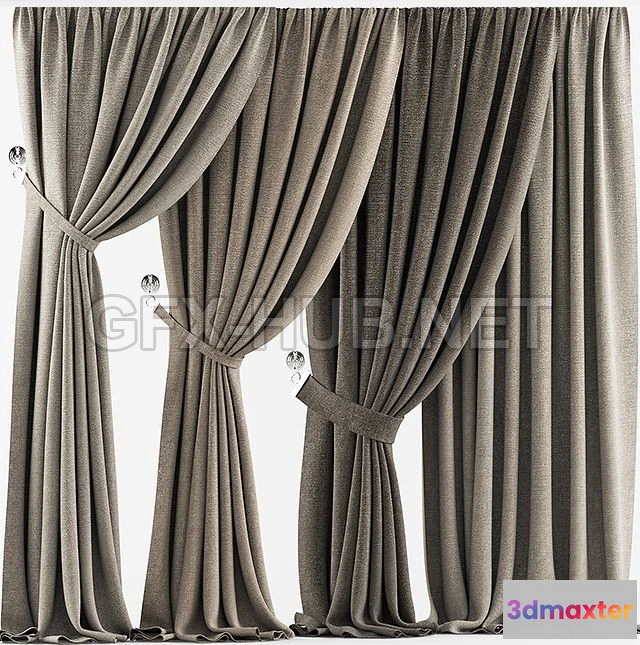 1199642 - FURNITURE 3D MODELS - Curtains 23 1