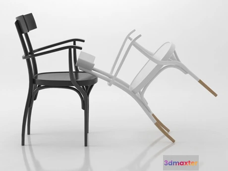 1199674 - FURNITURE 3D MODELS - Czech armchair