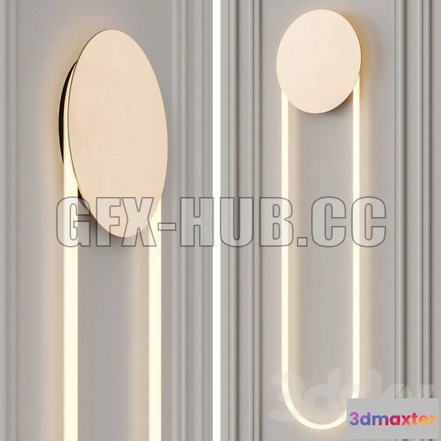1199678 - FURNITURE 3D MODELS - d Armes RA Wall Light