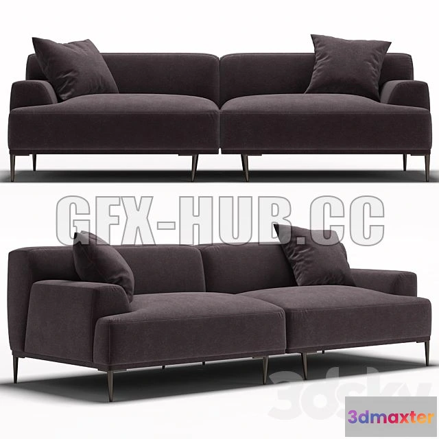 1199708 - FURNITURE 3D MODELS - Dantone Sofa