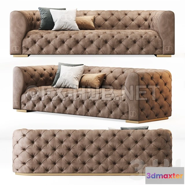 1199722 - FURNITURE 3D MODELS - Daytona Vogue Sofa
