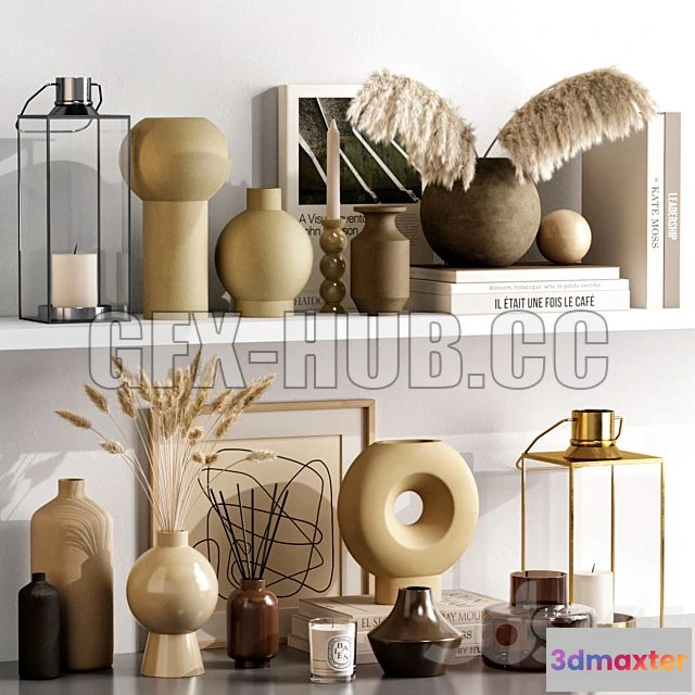 1199768 - FURNITURE 3D MODELS - Decor Set 52