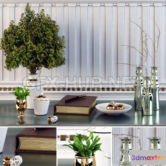 1199802 - FURNITURE 3D MODELS - Decoration Set 4