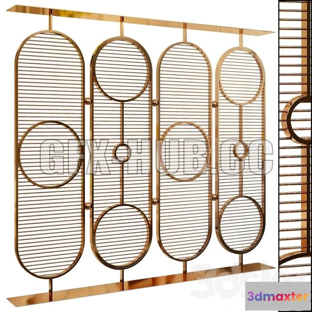 1199824 - FURNITURE 3D MODELS - Decorative Partition 56