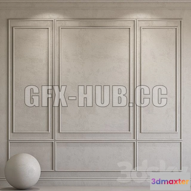 1199838 - FURNITURE 3D MODELS - Decorative Plaster with Molding 134